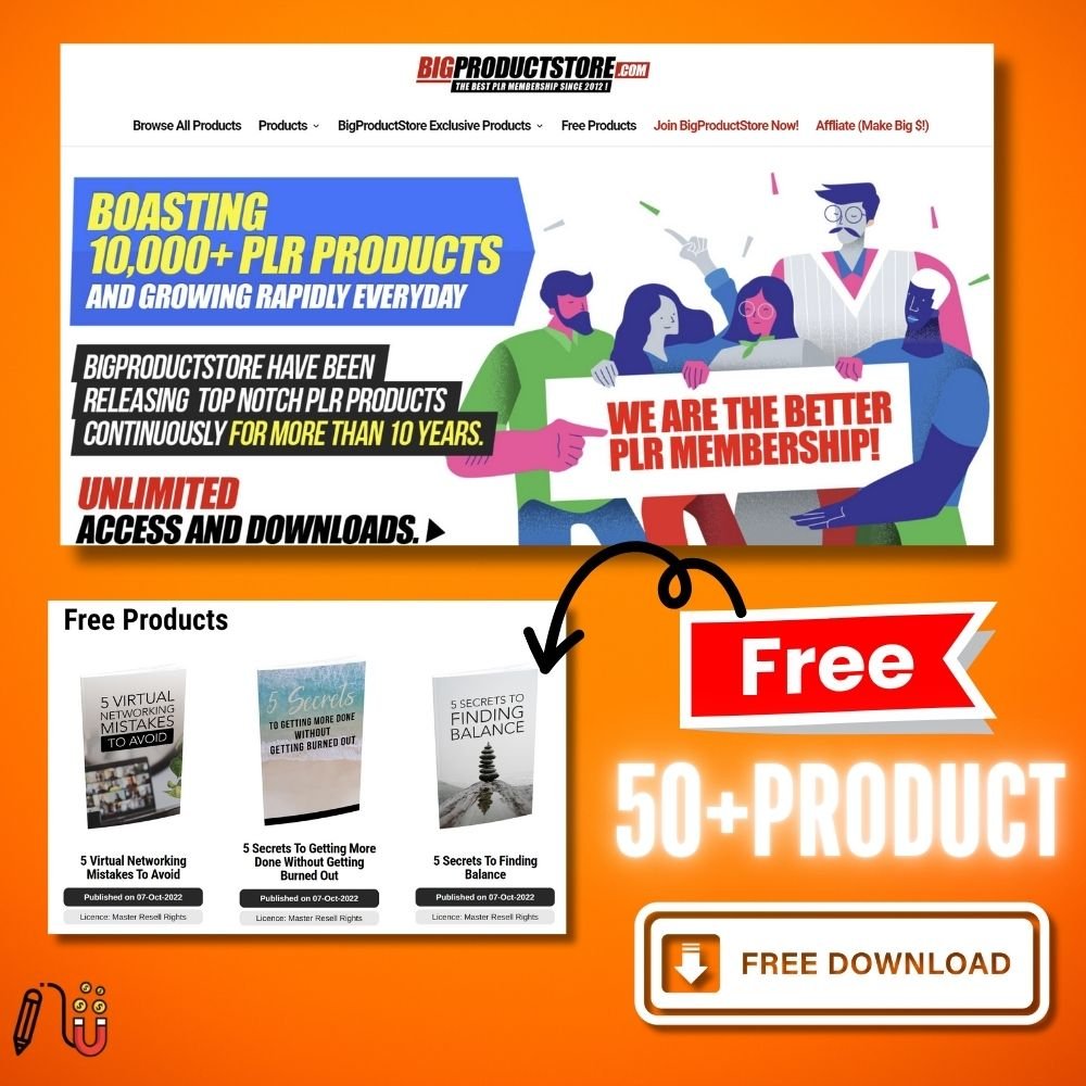 bigproductstore.com, IDPLR.com, PLR canva template, PLR digital product, plr.me free credits, creative fabrica 