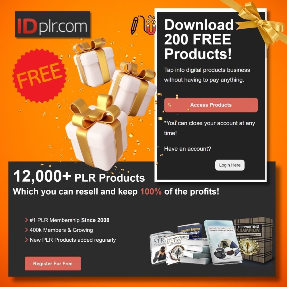 IDPLR.com, PLR canva template, PLR digital product, plr.me free credits, creative fabrica 