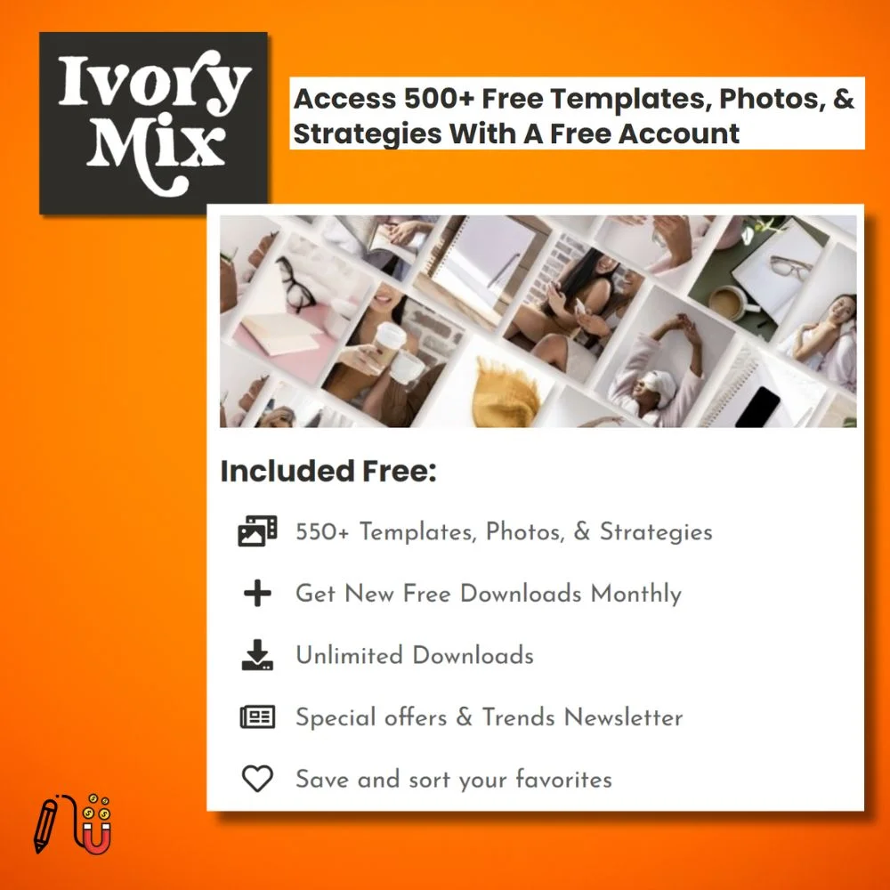 ivoty mix, plr canva template, plr printable, plr digital product
