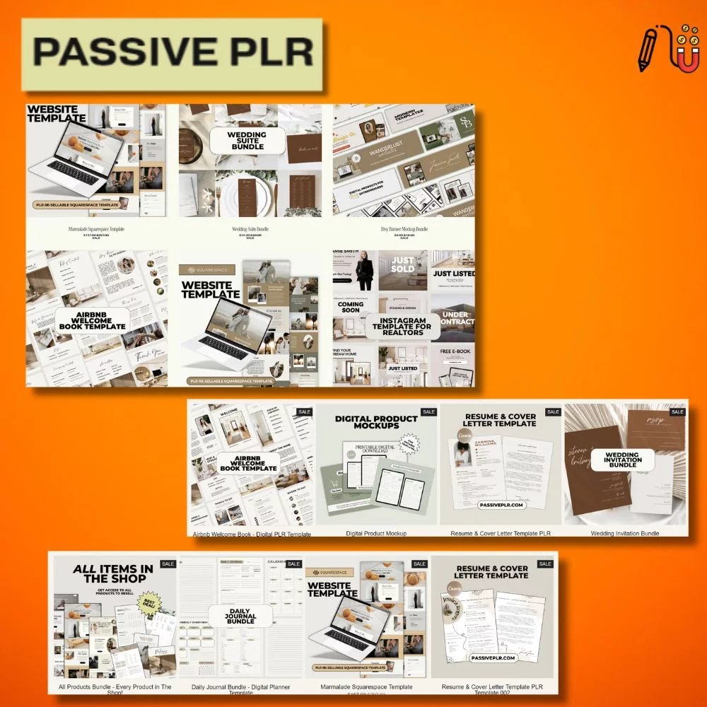 passive PLR, plr digital product, plr content, coach plr template, canva template, high quality plr