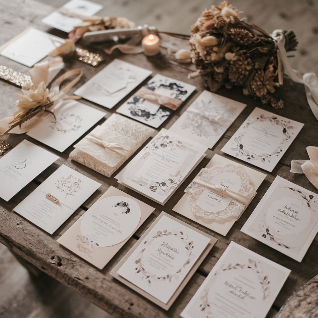 collection wedding invitation designs