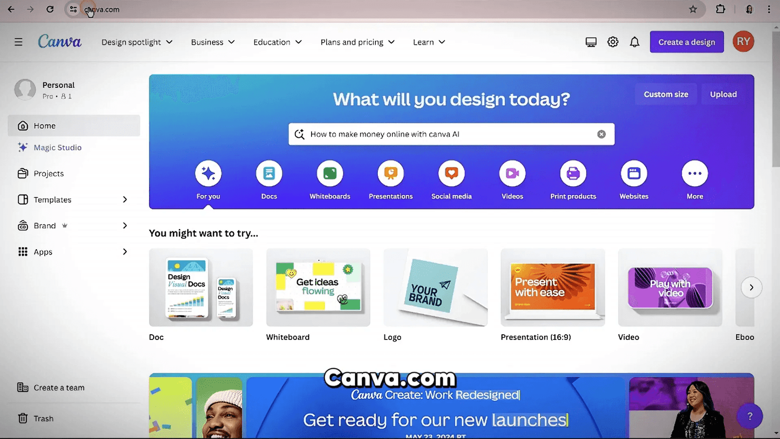 Overview of Canva Magic Studio tools