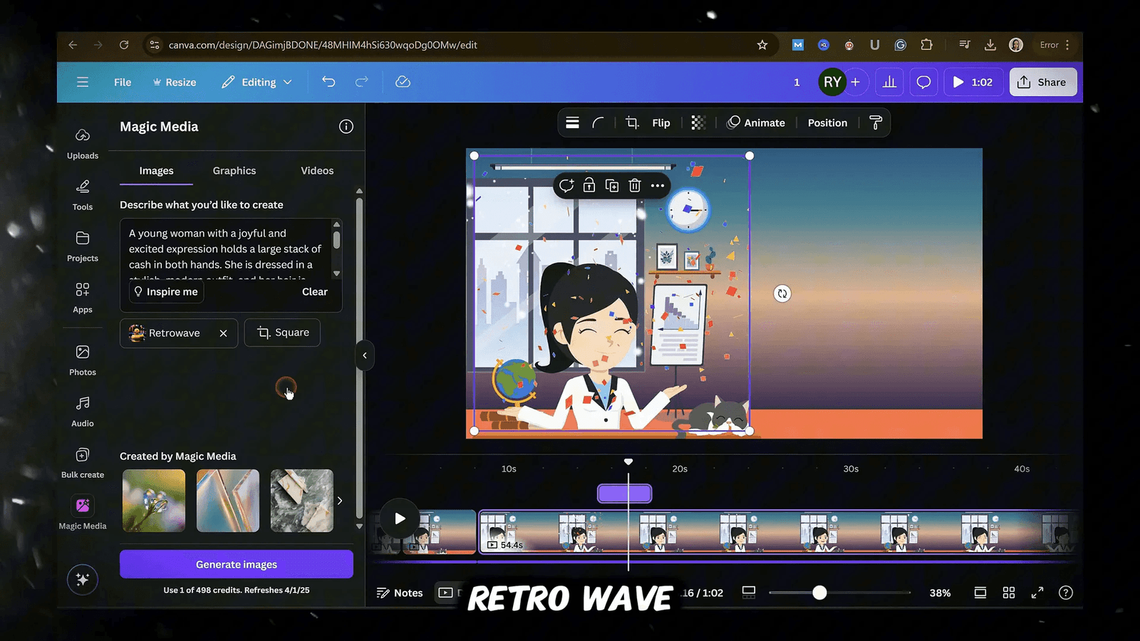 Exploring Canva AI features