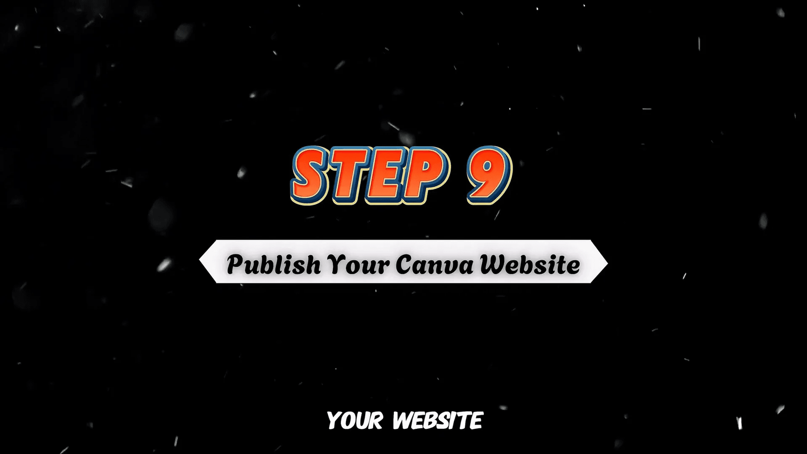 Publishing Canva website