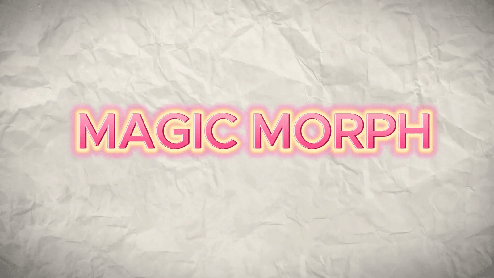 Using Magic Morph to create new designs