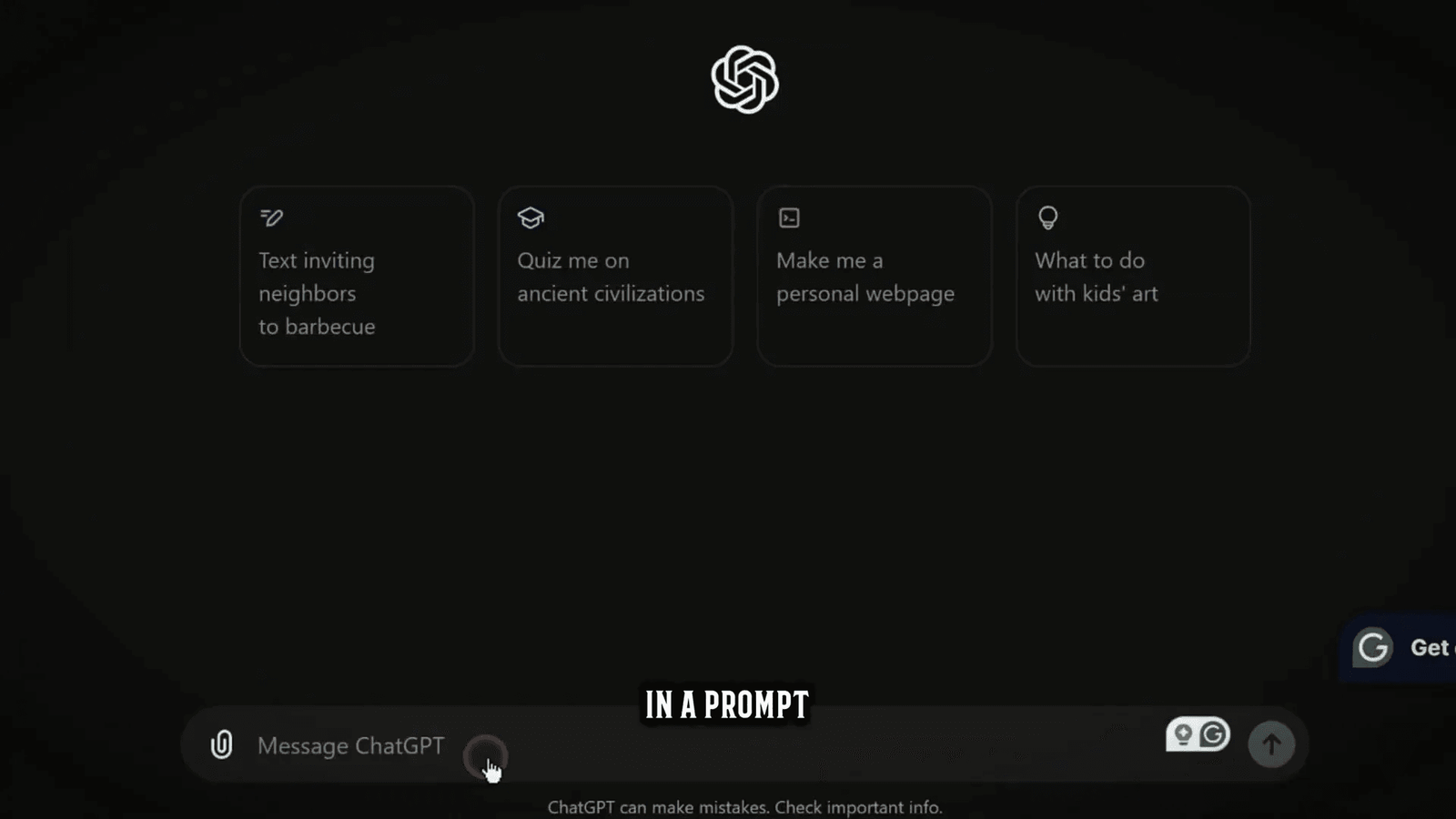 Generating quiz questions with ChatGPT