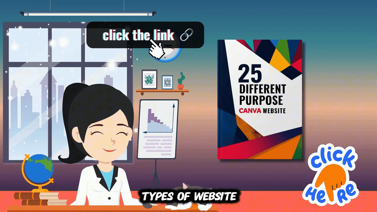 Planning website structure in Canva