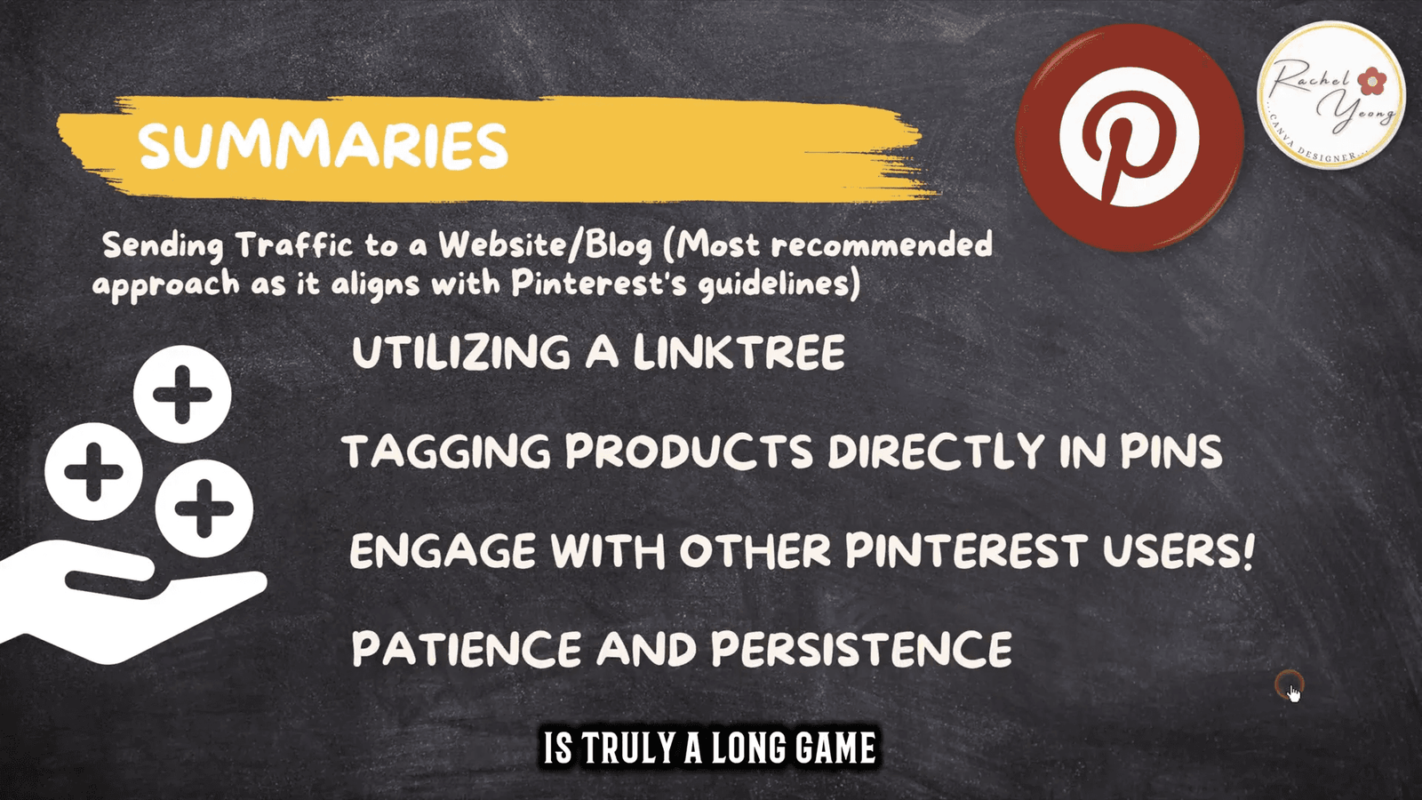Long-term strategy for Pinterest