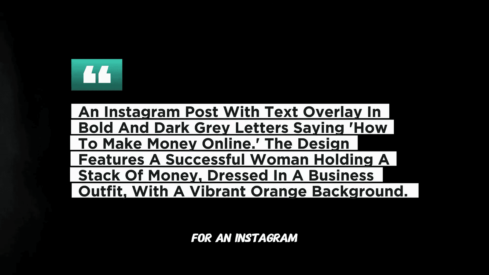 Creating an Instagram post with Canva Dream Lab