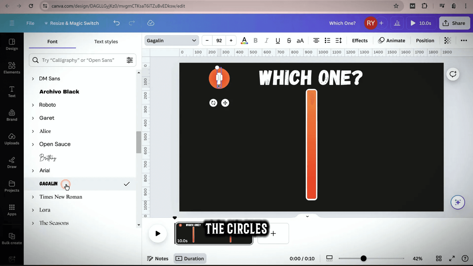 Adding shapes and images to quiz