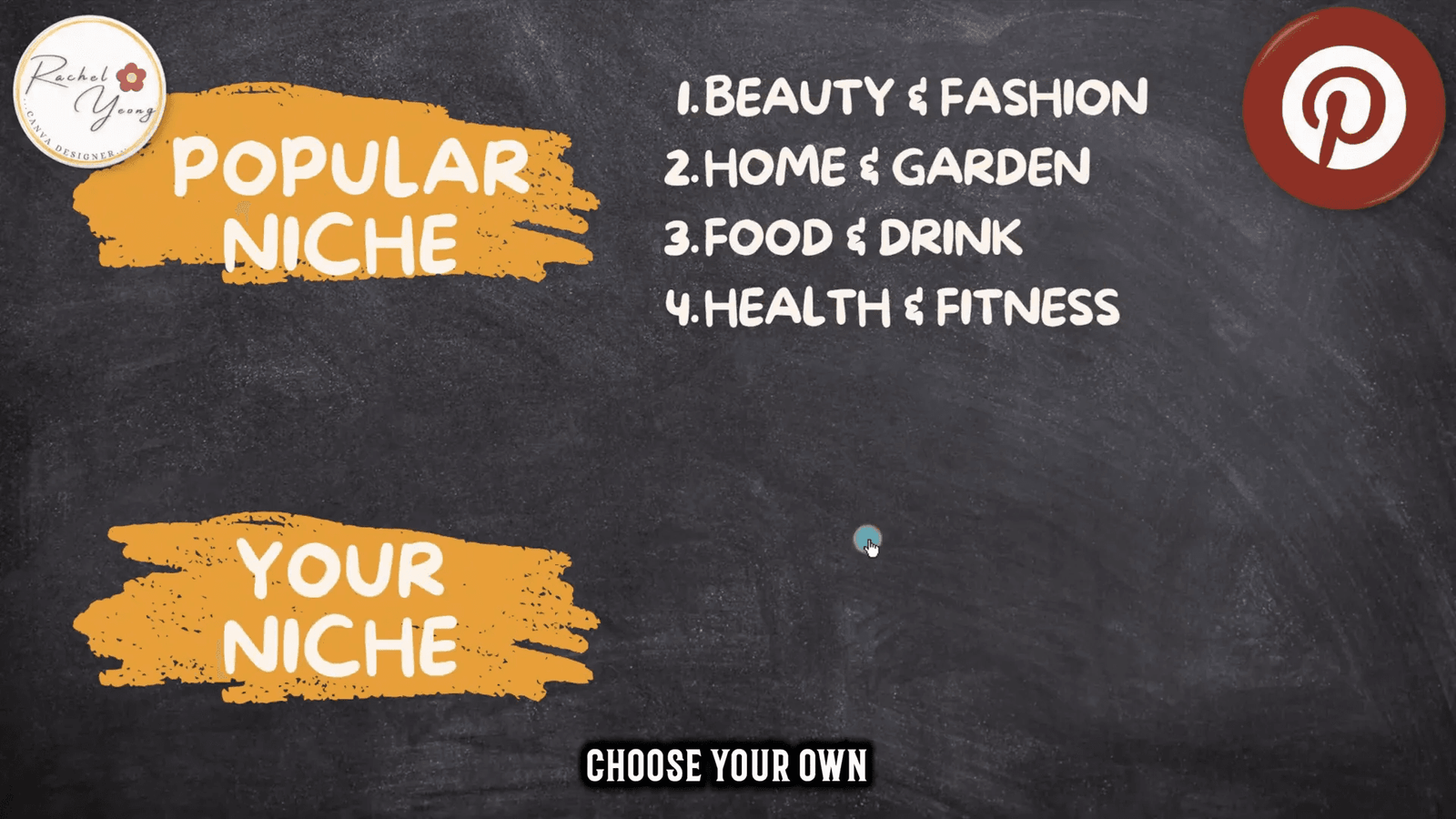 Narrowing down your niche