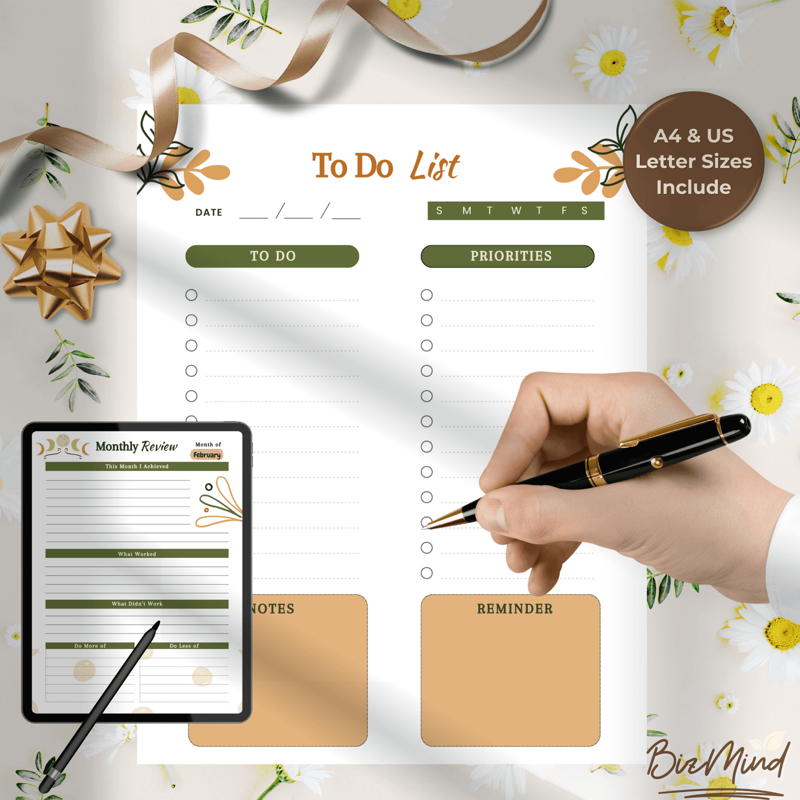 2026 Digital Planner PDF for iPad Minimalist Planner Daily Weekly Monthly Yearly GoodNotes Notability - Image 2