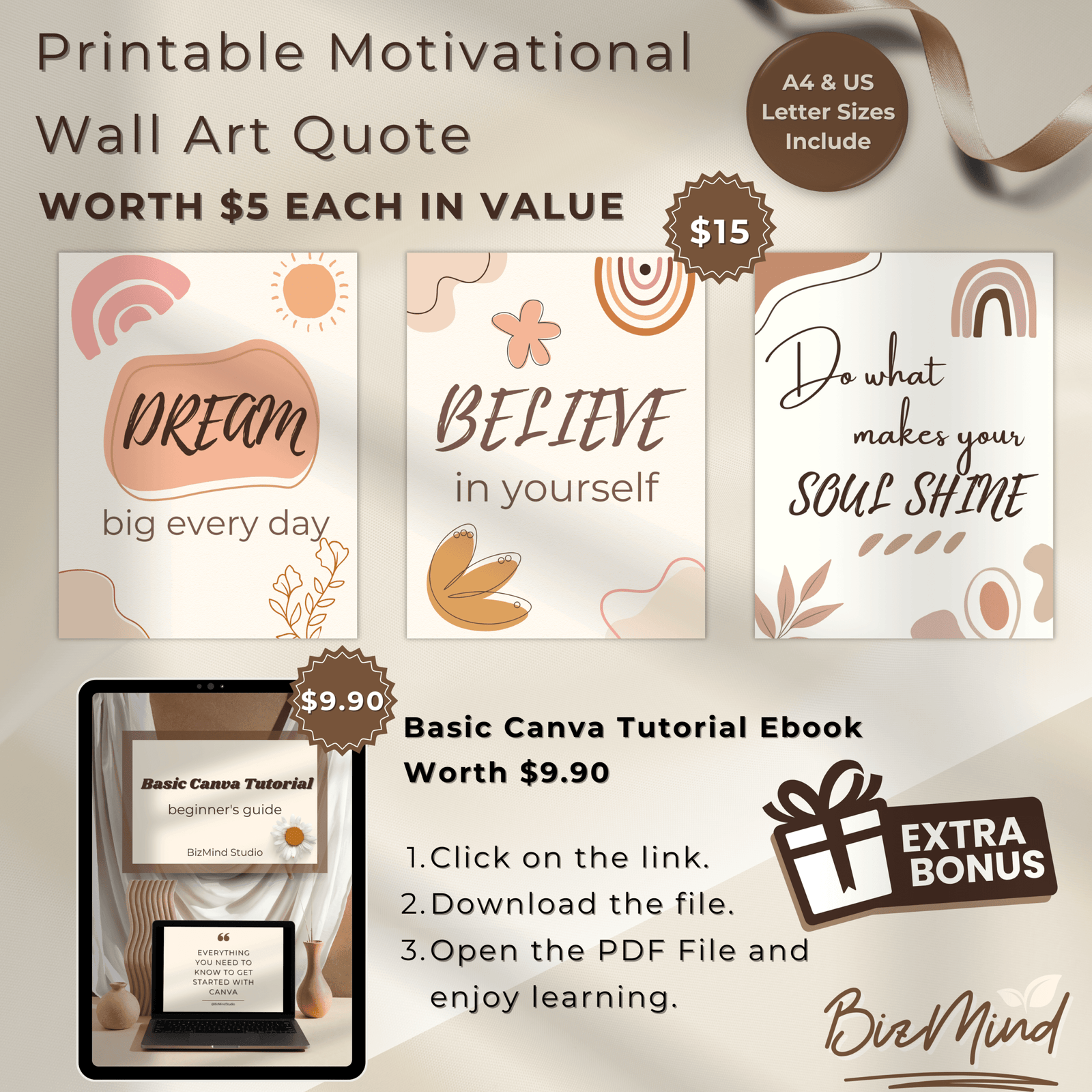 2026 Digital Planner PDF for iPad Minimalist Planner Daily Weekly Monthly Yearly GoodNotes Notability - Image 7